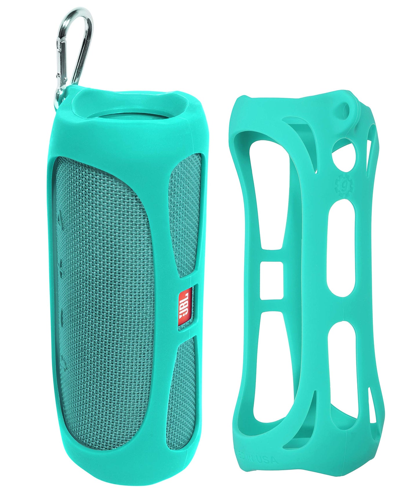GETGEAR Silicone Cover Sleeve forJBL Flip 4 Waterproof Portable Bluetooth Speaker, Customized Design Skin Portable Protection Solution, Best Matching in Shape and Color GETGEAR
