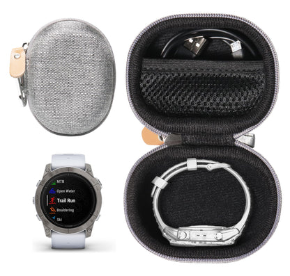 getgear Smartwatch Case Compatible with Garmin Fenix 7, Fenix 6 Pro, Tatix Delta Solar, Epix Gen 2, EPIX 2, mesh Pocket for Charge Cable GETGEAR