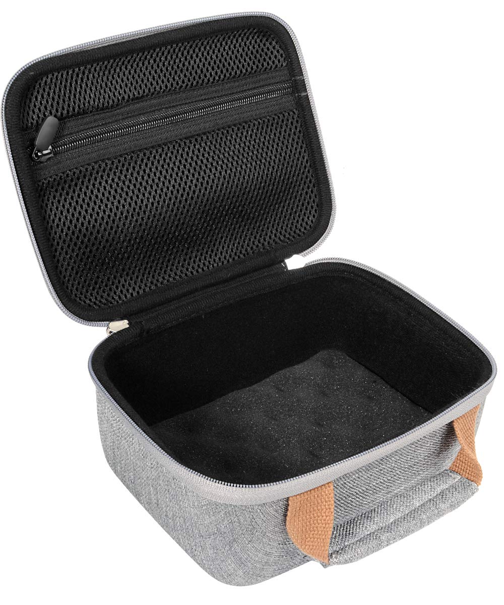 InGo Portable Bluetooth Speaker Case for Bang & Olufsen Beoplay P6 Portable Bluetooth Speaker, Extra Shock Absorbing Soft Foam Padding, Zipper mesh Accessory Pocket, Featured Contrast Color Handle WGear