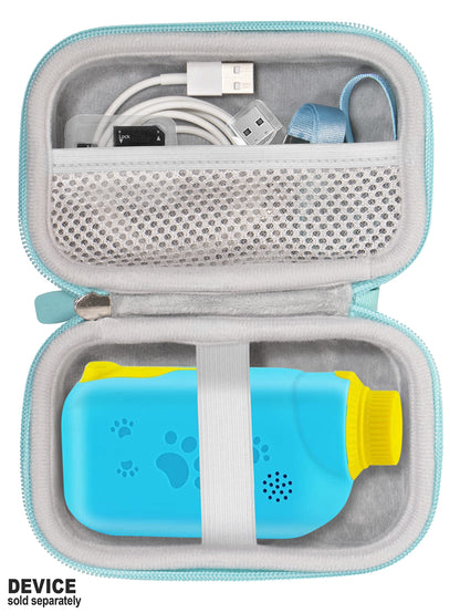 getgear case for Kids Video Cameras Compatible with AILEHO, Goopow, SUZIYO, PROGRACE, organizing Travel case with mesh Pocket and Detachable Wrist Strap GETGEAR