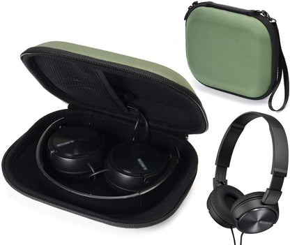 Case for Sony MDRZX110NC Noise Cancelling Headphones, Also for MDRZX110, ZX300, ZX310, ZX400, XB200, ZX102DPV; Sennheiser HD219, HD229, HD239, HD218, mesh Pocket for Accessories WGear
