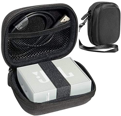WGear Tailored protective case for JBL GO Portable Wireless Bluetooth Speaker, mesh pocket for cable, easy to carabiner WGear
