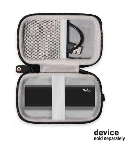 Getgear Portable Case Compatible with Nectac Portable SSD USB3.2 Gen2 1TB, 2TB, 512GB GETGEAR