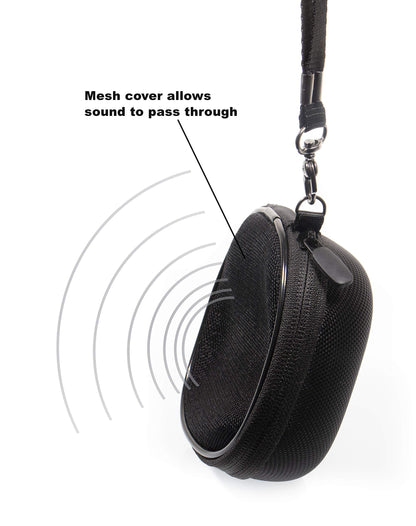 Feature Protective Case for Bose SoundLink Micro Bluetooth Speaker by WGear, Featured Design with mesh Pocket for Cable and Other Accessories, Elastic Strap to Secure Device WGear