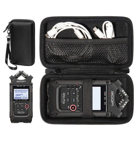 getgear Portable Recorder Case Compatible with Zoom H4n Pro 4-Track Portable Recorder GETGEAR