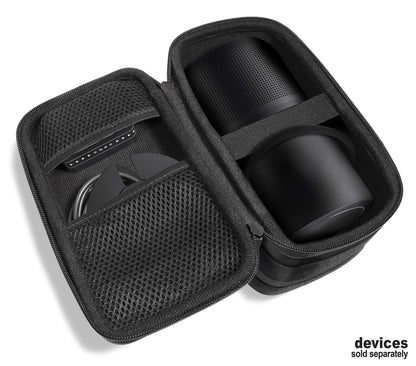 getgear Case for Bose Portable Home Speaker, Customized case with two compartments: main speaker compartment and accessories compartment, strong solid case with excellent protection and easy carrying GETGEAR