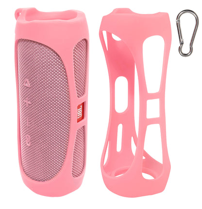 GETGEAR Silicone Cover Sleeve forJBL Waterproof Portable Bluetooth Speaker FLIP 5, Customized Design Skin Portable Protection Solution, Best Matching in Shape and Color GETGEAR