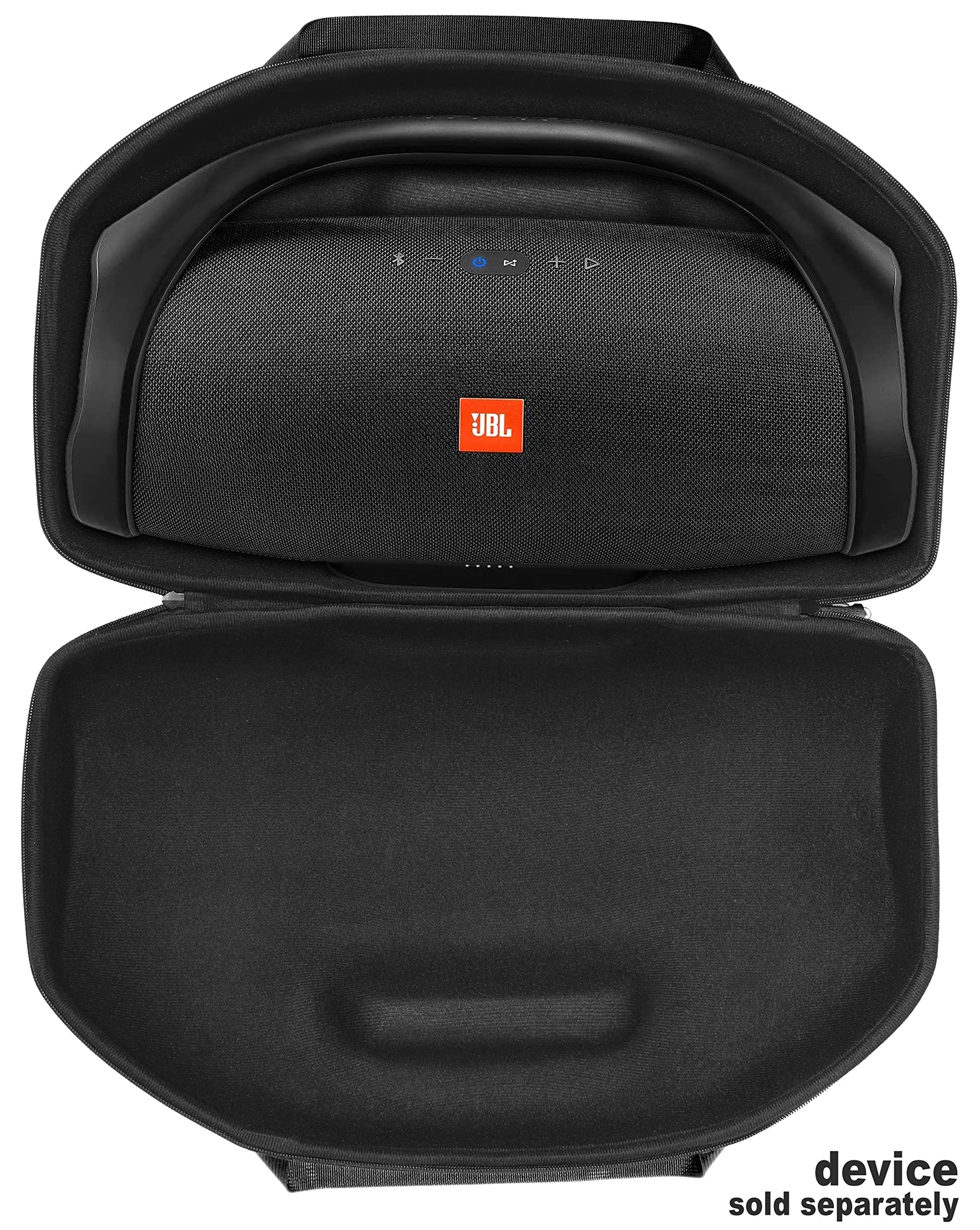 GETGEAR Case for Boombox, Boombox 2, Boombox 3 Waterproof Portable Speaker, customized case with featured handle and shoulder strap, removable accessories pouch GETGEAR