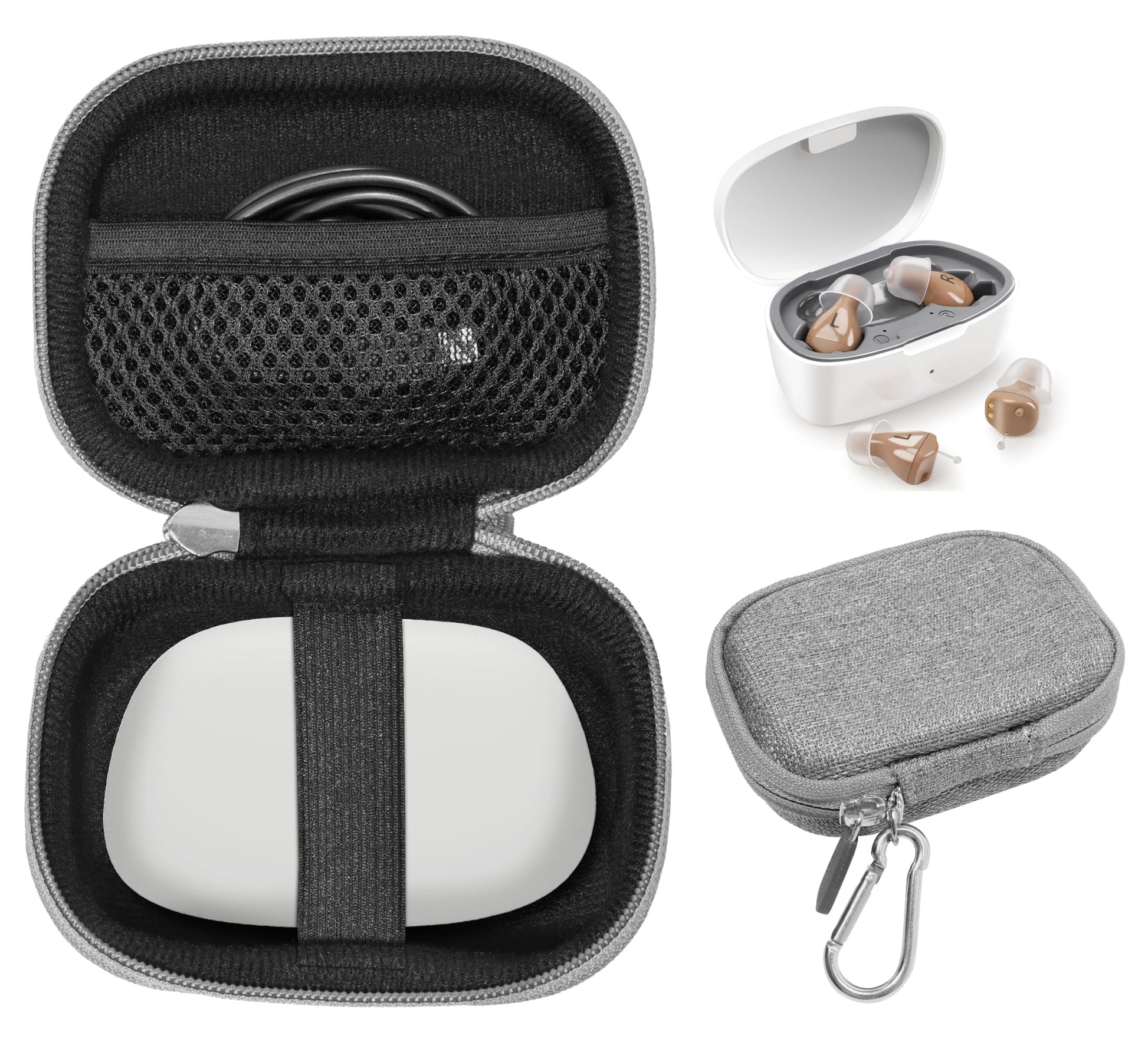 GETGEAR Case for MEIMOUSE Hearing Aids for Seniors Z-151 GETGEAR