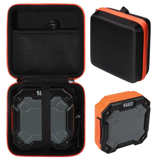 GETGEAR Wireless Speaker Case for Klein Tools AEPJS3 Wireless Speaker, Customized compartment for speaker and cord separately, strong light weight case with wrist strap GETGEAR