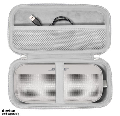 GETGEAR Case for Bose SoundLink Flex Bluetooth Portable Speaker by getgear, mesh Pocket for Charger Cord, Detachable Wrist Strap GETGEAR