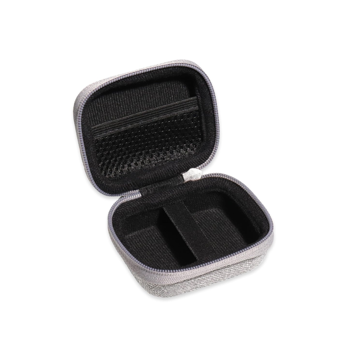 Tweed Gray Earbuds case, Compatible with Sennheiser Momentum True Wireless/Wireless 2 Bluetooth Earbuds GETGEAR