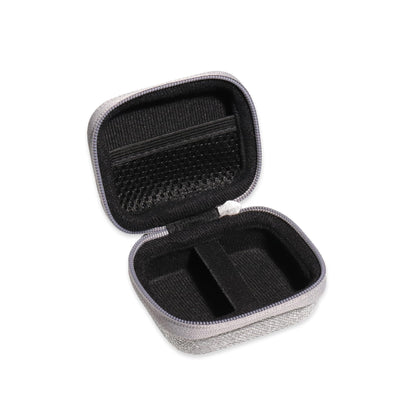 Tweed Gray Earbuds case, Compatible with Sennheiser Momentum True Wireless/Wireless 2 Bluetooth Earbuds GETGEAR