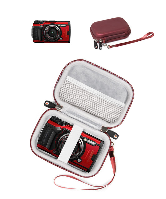 GETGEAR Case for OLYMPUS Touch TG-6, TG-5 also fit for Ricoh WG-70, WG-60 GETGEAR