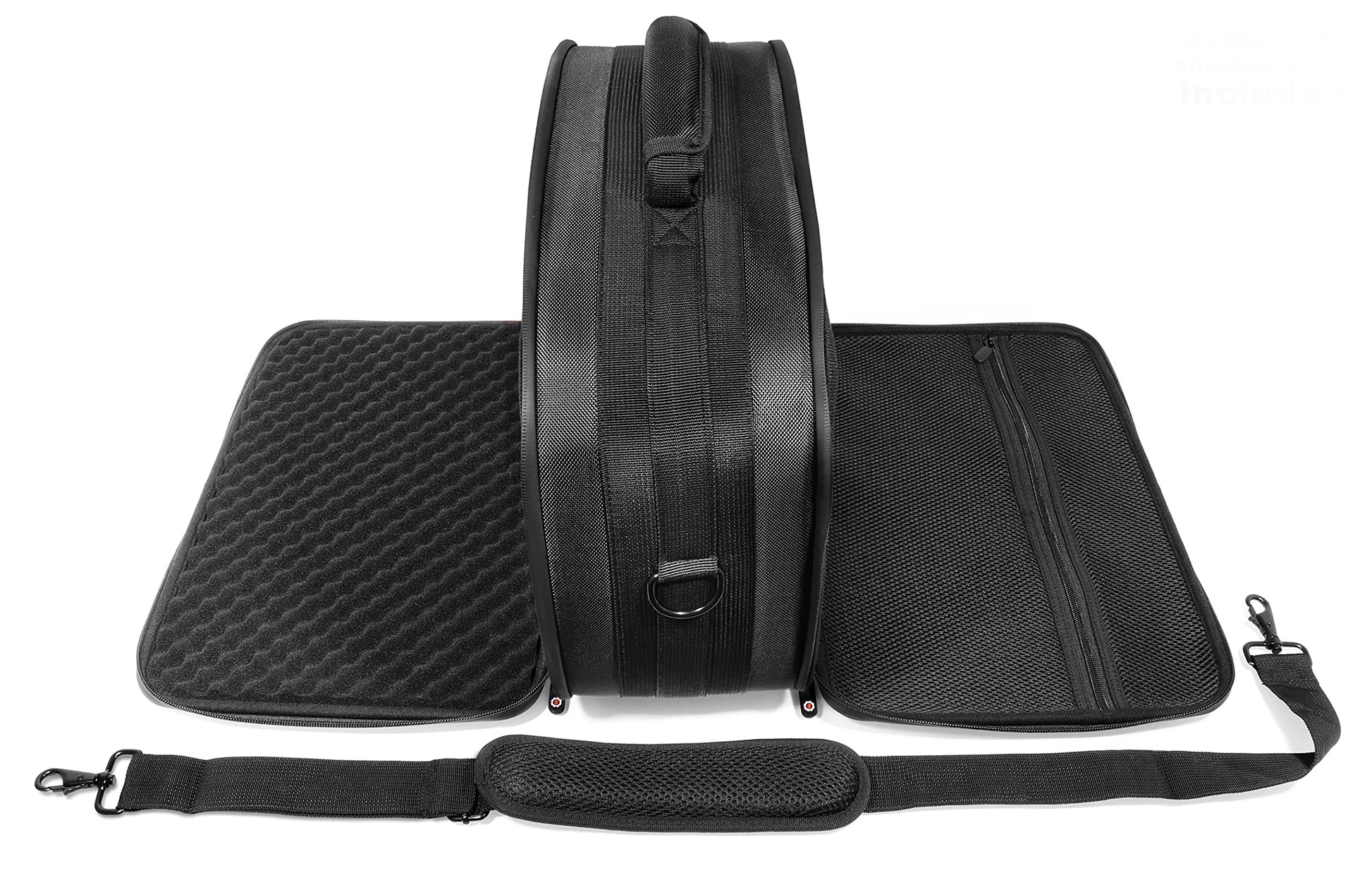 getgear All in one case for Zoom Portable Handy Recorder Compatible with Zoom H8, Q2n-4K, H6, H5, H4 and Headphones, Microphones, Stands, Charger, Cords and Tablet/Laptop GETGEAR