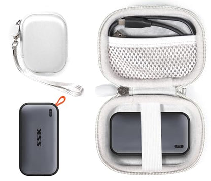 Getgear Portable Case Compatible with SSK Portable SSD 1TB, 2TB, 500GB, 250GB GETGEAR