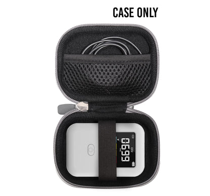 getgear CO2-Detector Case for Vitalight Mini CO2-Detector Also fit for omlcines CO2-Detector and Forensics Monoxide CO2-Detector, mesh Pocket for USB Cable GETGEAR