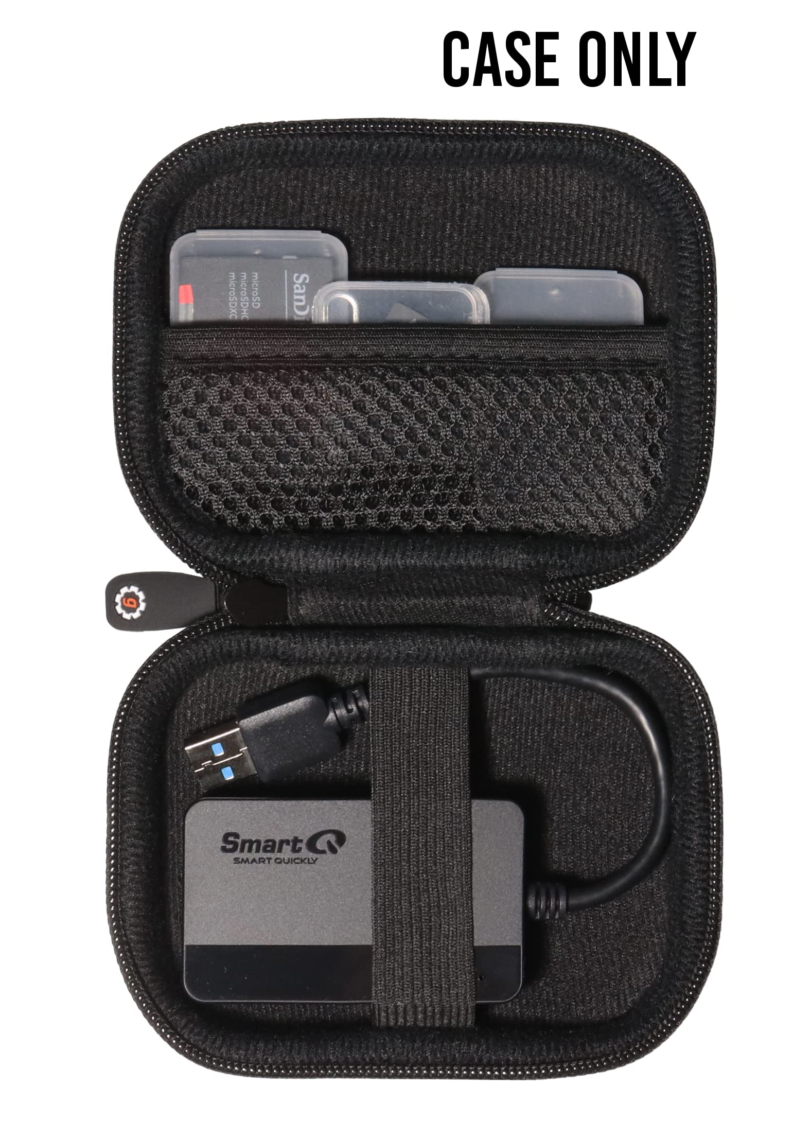 getgear Memory Card Reader Case for USB C/Apple Lightning to SD Card Camera Reader, Compatible with Oyuiasle, SmartQ C368/ C307, SZHAIYIJIN, UGREEN, Uni, Beikell, SUNTRSI, and etcs GETGEAR