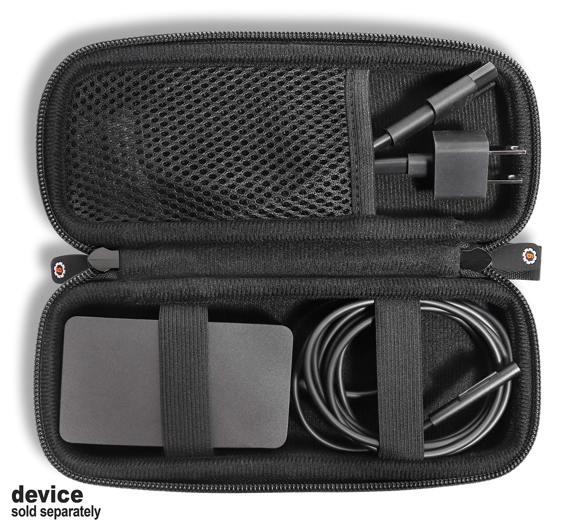 getgear Laptop Charger case, Customized for Microsoft Surface, pro 2, with mesh Pocket for Microsoft Surface Arc Mouse, Flash Drive or Other Essential Accessories GETGEAR