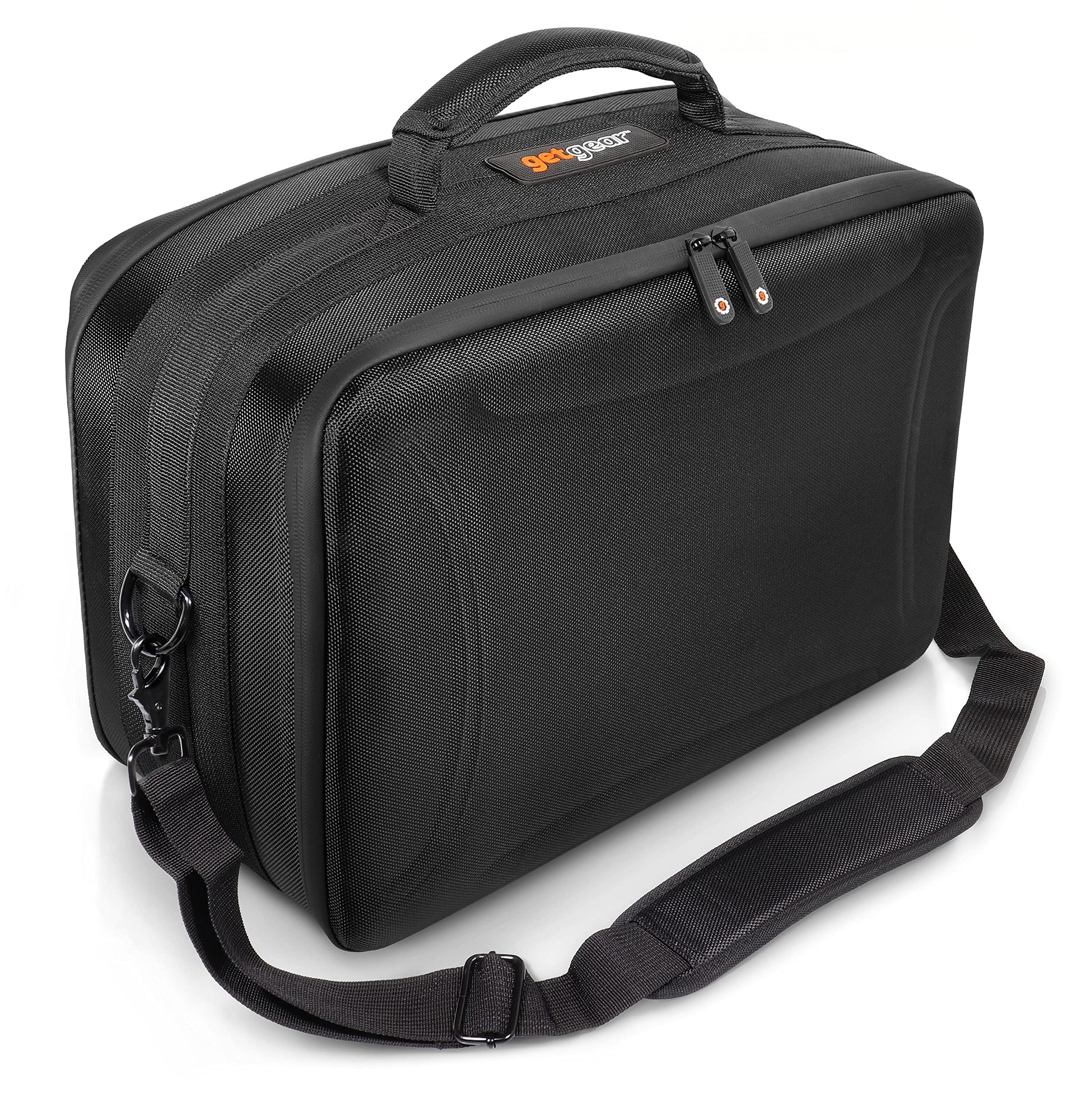 getgear All in one case for Zoom Portable Handy Recorder Compatible with Zoom H8, Q2n-4K, H6, H5, H4 and Headphones, Microphones, Stands, Charger, Cords and Tablet/Laptop GETGEAR