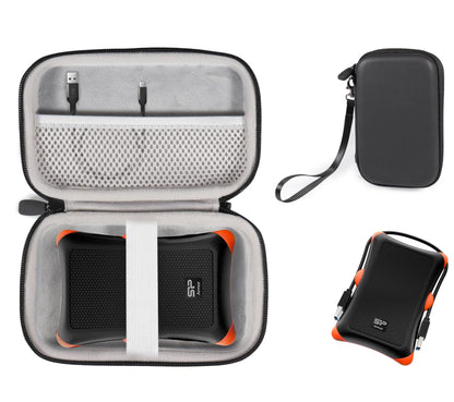 Getgear Portable Case Compatible with SP Silicon Power Rugged Portable External Hard Drive Armor A30 2TB, 1TB GETGEAR