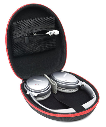 GETGEAR Designed Protective Case for Sony Extra Bass Headphone Like XB950N1 Noise Canceling, XB950B1, MDRXB650BT, Removable Pouch for Cable, Amplifier, Elastic Fastening Strap