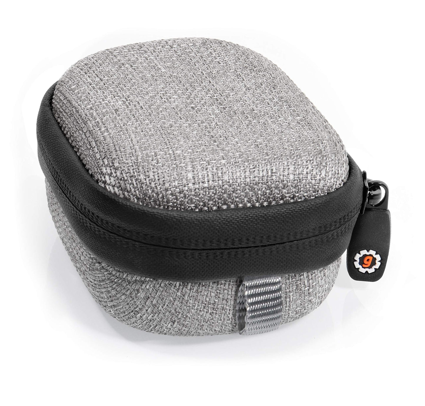 Tweed Gray getgear Case for Samsung Galaxy Buds, Pro, Live, Plus, Customized case for Bluetooth True Wireless Earbuds Charging case, mesh Accessory Pocket GETGEAR