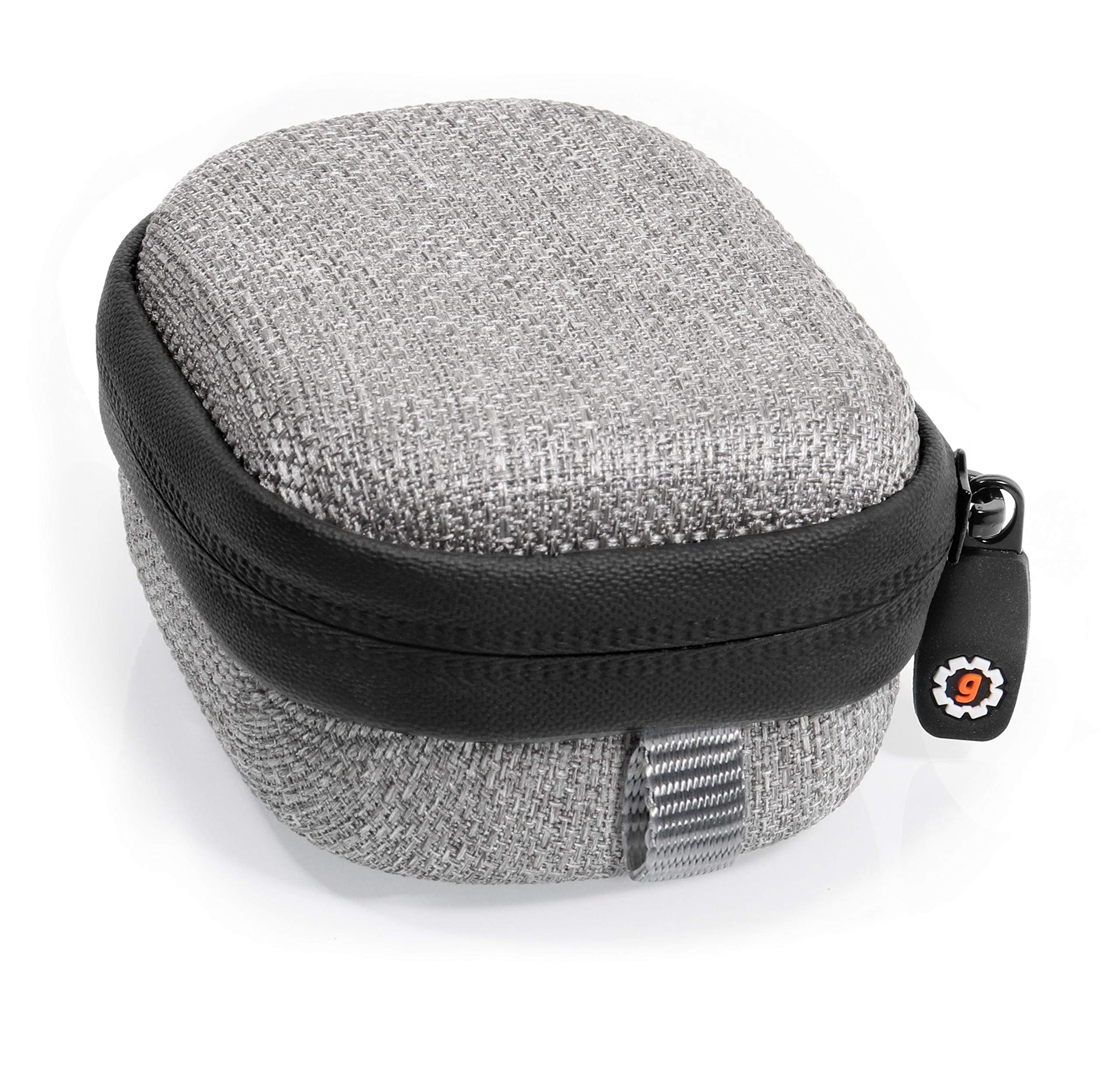 Tweed Gray getgear Case for Samsung Galaxy Buds, Pro, Live, Plus, Customized case for Bluetooth True Wireless Earbuds Charging case, mesh Accessory Pocket GETGEAR