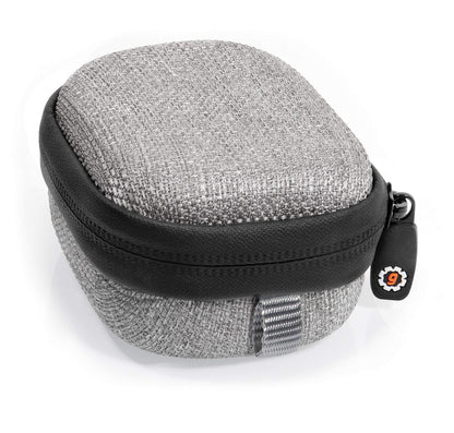 Tweed Gray getgear Case for Samsung Galaxy Buds, Pro, Live, Plus, Customized case for Bluetooth True Wireless Earbuds Charging case, mesh Accessory Pocket GETGEAR