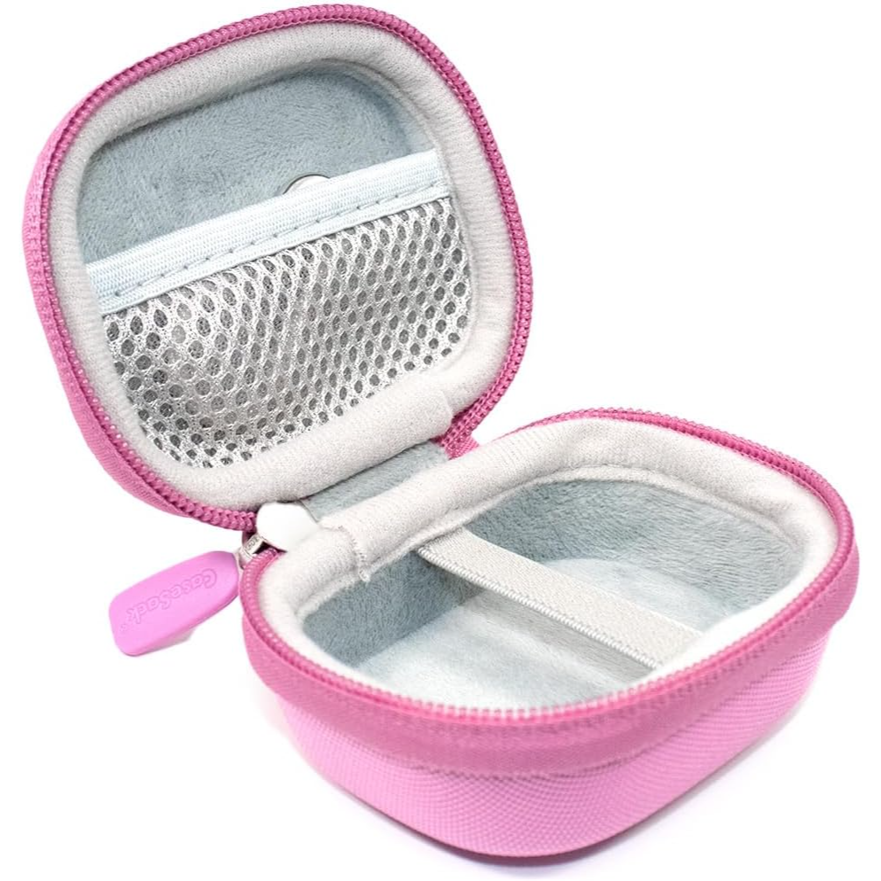 getgear Semi-Hard Earbuds Carrying Case for JLab Go Pop+, Go Air Pop, Air Tones/Tones+, JBuds Mini – Compact Organizer with Mesh Pocket getgearcase