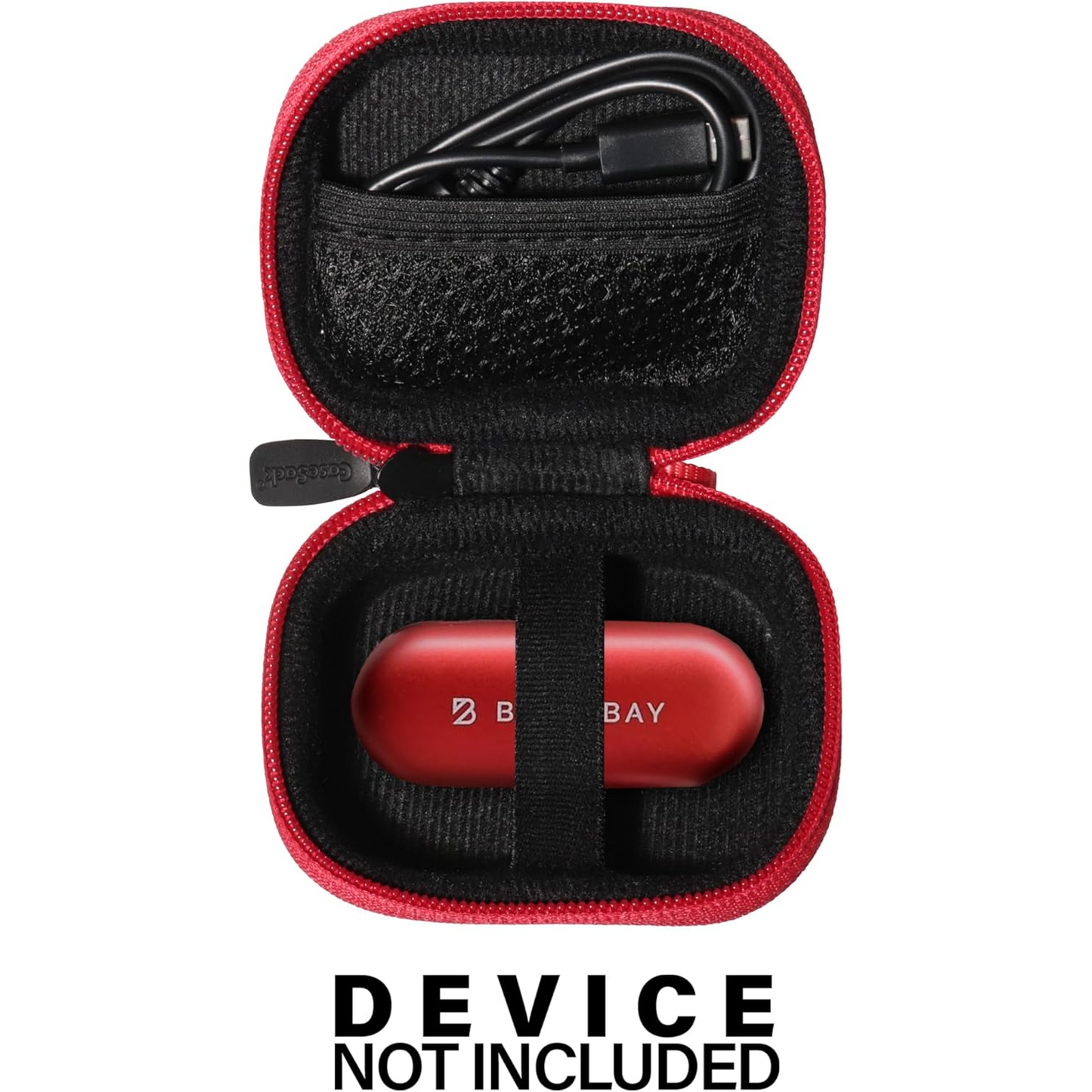 getgear Semi-Hard Carrying Case for Tempo 30 Wireless Earbuds – Compact Organizer for Charging Case, Cable & Accessories getgearcase