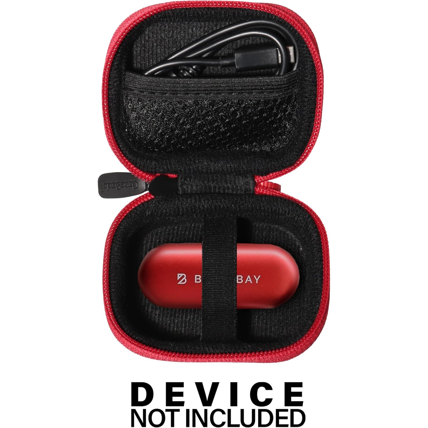 getgear Semi-Hard Carrying Case for Tempo 30 Wireless Earbuds – Compact Organizer for Charging Case, Cable & Accessories getgearcase