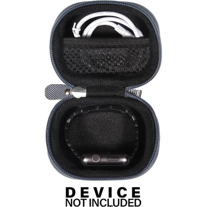 Protective Travel Case for Apple Watch Ultra/Series  Samsung Galaxy Watch  – Compact, Durable Storage with Mesh Pocket getgearcase
