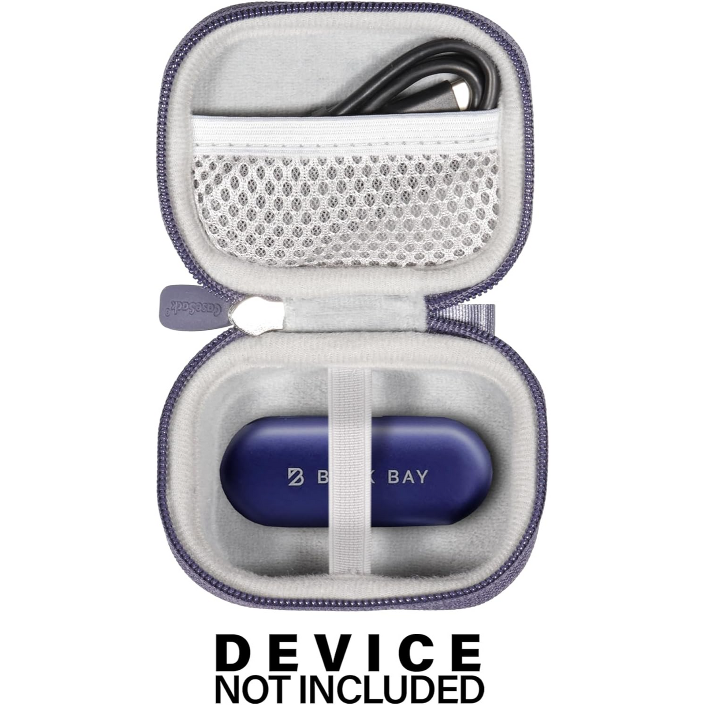getgear Semi-Hard Carrying Case for Tempo 30 Wireless Earbuds – Compact Organizer for Charging Case, Cable & Accessories getgearcase