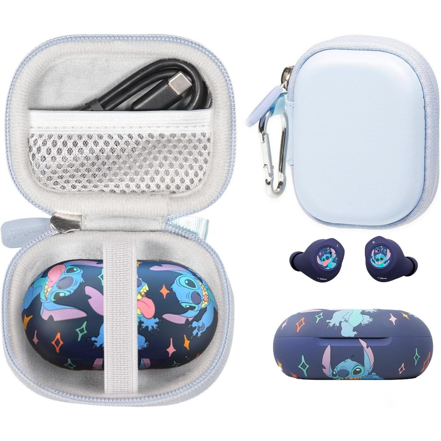GETGEAR Case for iJoy Disney Lilo and Stitch Earbuds Protective Case getgearcase