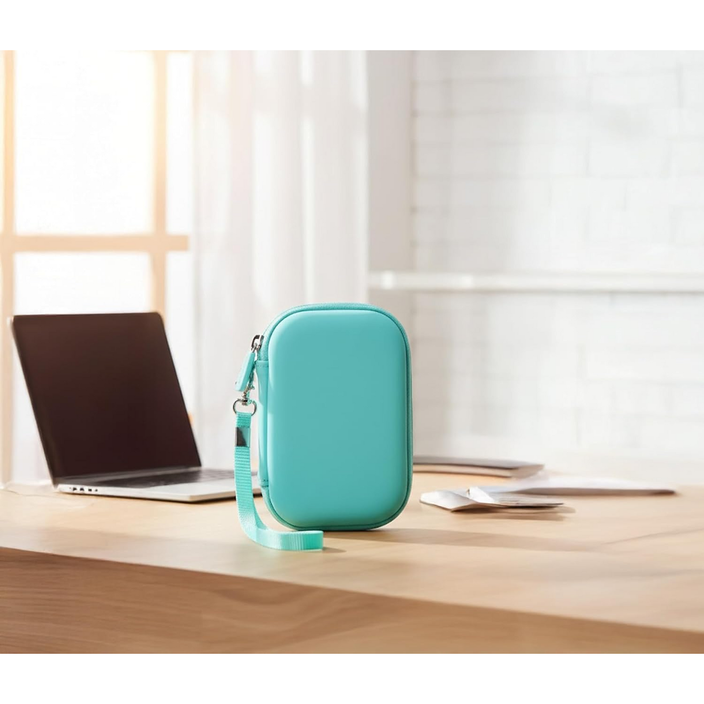 GETGEAR Hard Case for iPhone Air MagSafe Battery Pack – Shockproof, Water-Resistant Travel Case with Wrist Strap