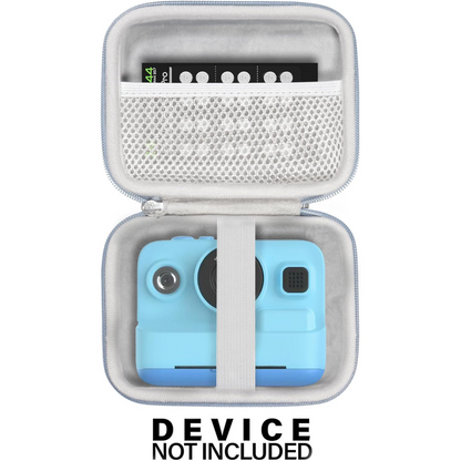 GETGEAR Hard Case for Dylanto Kids Instant Print Camera – Shockproof, Water-Resistant Travel Case with Accessory Storage