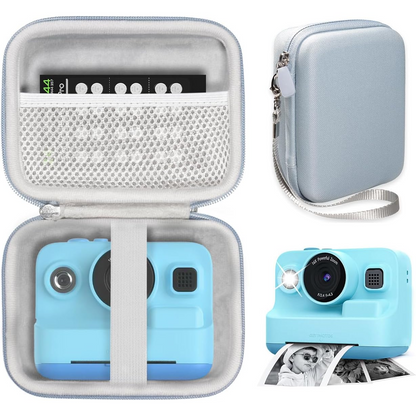 GETGEAR Hard Case for Dylanto Kids Instant Print Camera – Shockproof, Water-Resistant Travel Case with Accessory Storage
