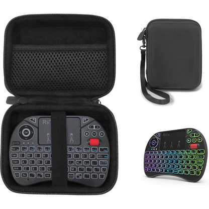 GETGEAR Hard Case for Rii X8 Mini Wireless Keyboard – Travel Case for 2.4GHz Keyboard with Touchpad Mouse