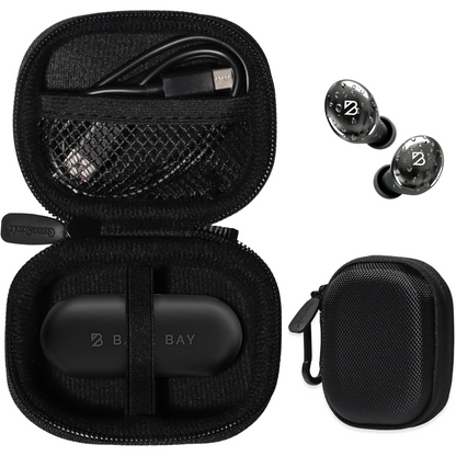 getgear Semi-Hard Carrying Case for Tempo 30 Wireless Earbuds – Compact Organizer for Charging Case, Cable & Accessories getgearcase