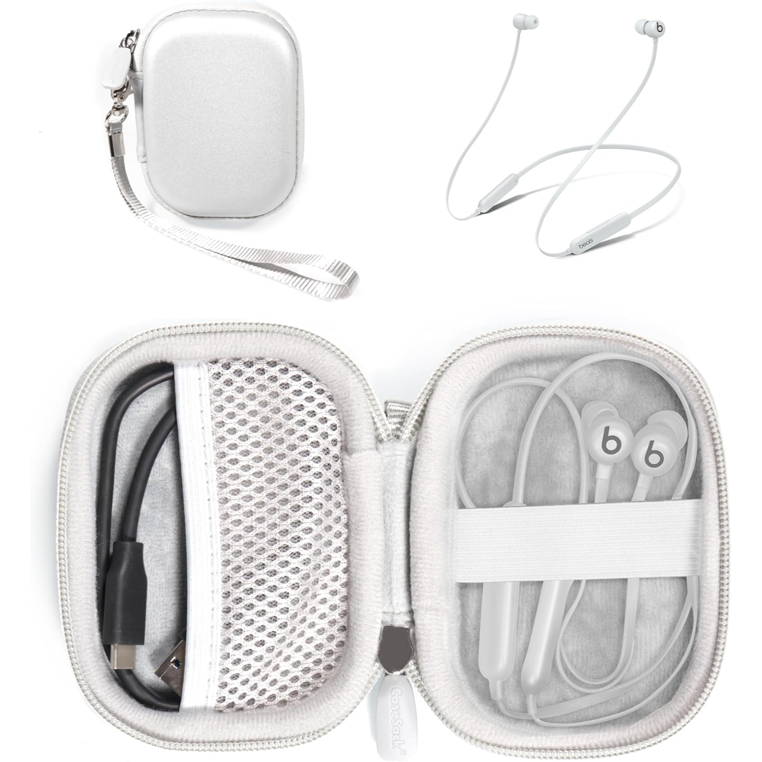 Protective Travel Case for Beats Flex & Powerbeats Wireless Earbuds – Compact Storage Pouch getgearcase