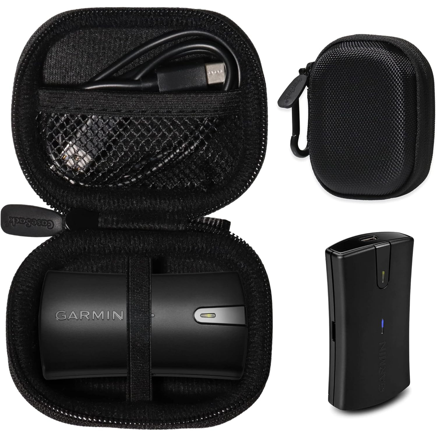 GETGEAR Hard Case for Garmin GLO 2 GPS & GLONASS Receiver — Shockproof Travel Case with Carabiner for GPS Accessories getgearcase