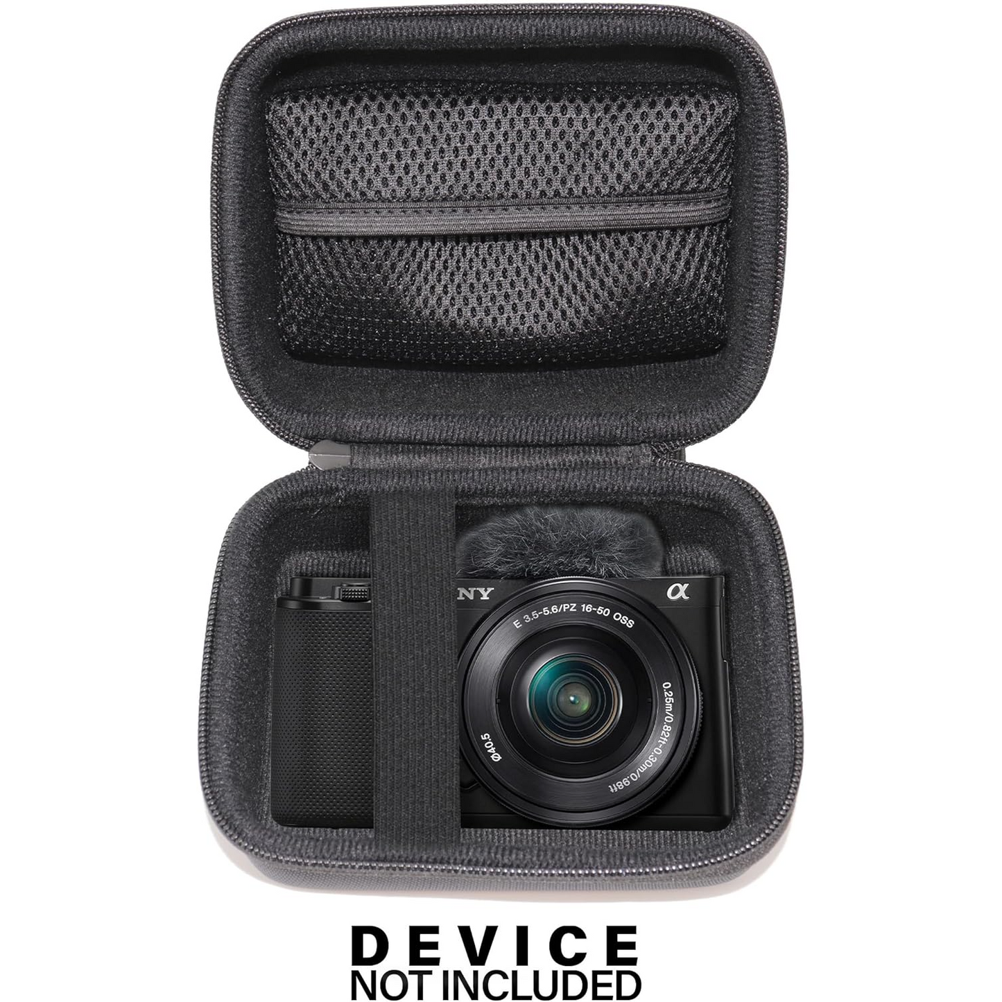 GETGEAR Hard Case for Sony Alpha ZV-E10 Camera – Shockproof, Water-Resistant Travel Case with Accessory Storage