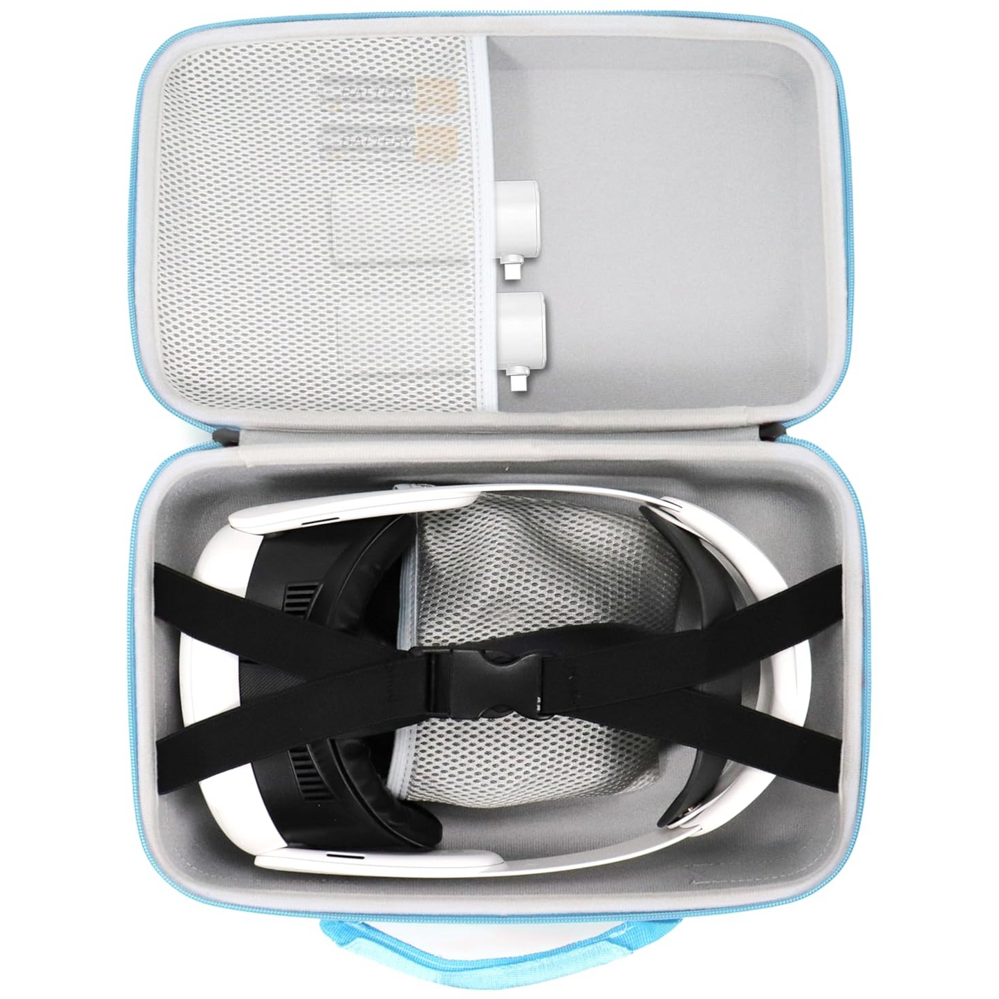 GETGEAR Hard Travel Case for Meta Quest 3s, Quest 3 & Quest 2 – Shockproof VR Headset Carrying Case with Controller & Accessory Storage
