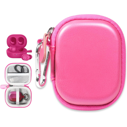 getgear Semi-Hard Earbuds Carrying Case for JLab Go Pop+, Go Air Pop, Air Tones/Tones+, JBuds Mini – Compact Organizer with Mesh Pocket getgearcase