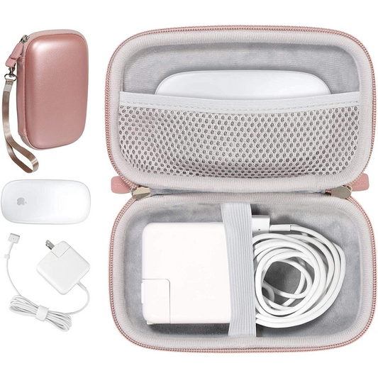 All-in-One Travel Case for MacBook Charger & Magic Mouse – Compact Protective Storage for 45W/60W/100W MagSafe, USB & Type-C Hubs getgearcase