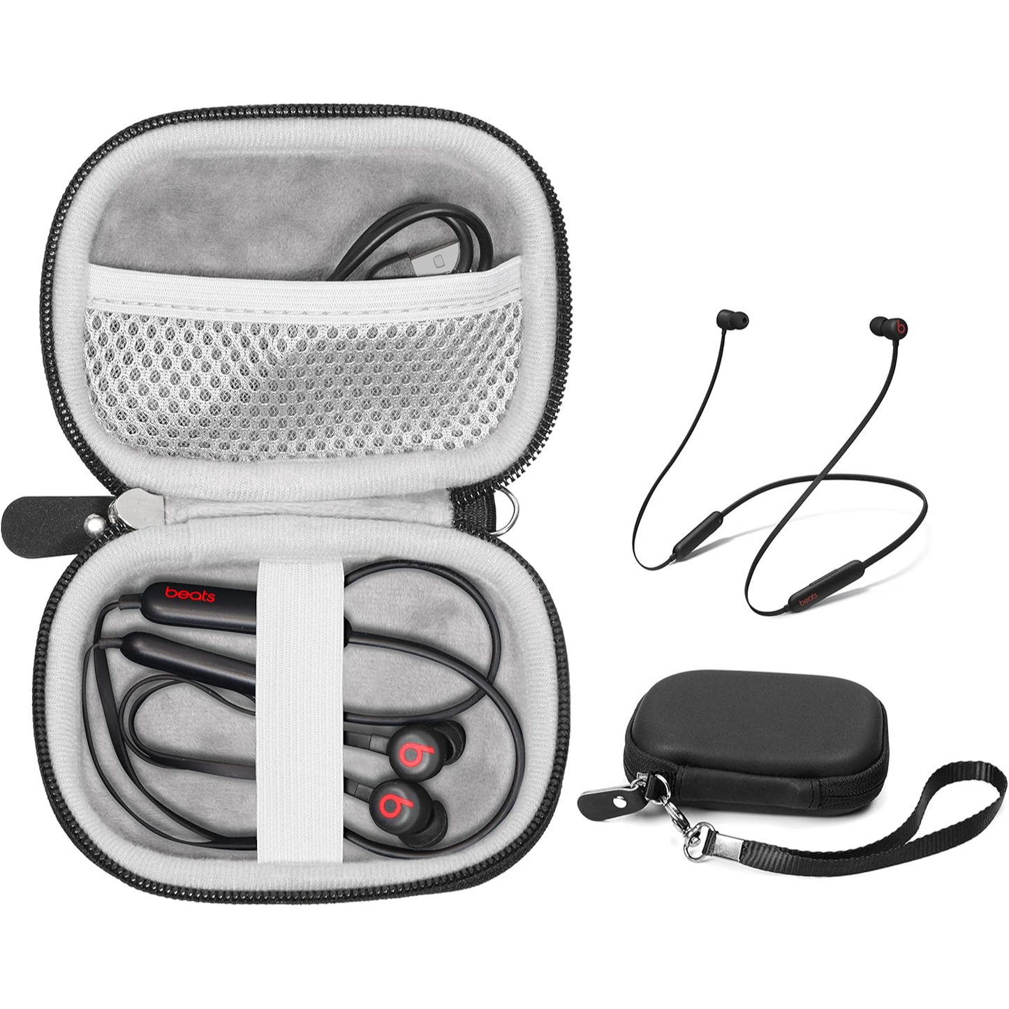 Protective Travel Case for Beats Flex & Powerbeats Wireless Earbuds – Compact Storage Pouch getgearcase