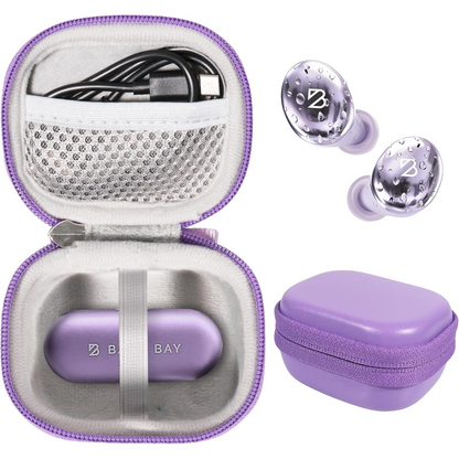 getgear Semi-Hard Carrying Case for Tempo 30 Wireless Earbuds – Compact Organizer for Charging Case, Cable & Accessories getgearcase