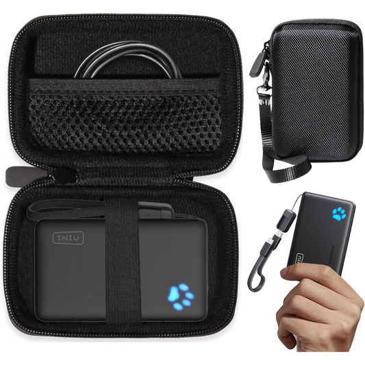 GETGEAR Hard Case for INIU P41 10000mAh 45W PD Portable Charger – Shockproof, Travel-Friendly Power Bank Carrying Case