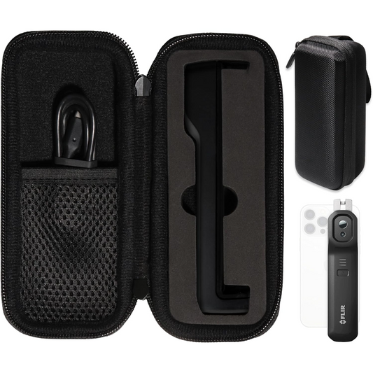 getgear Semi-Hard Thermal Imager Carrying Case for FLIR ONE Edge Pro & FLIR ONE Edge – Protective Travel Organizer for IR Camera & Accessories getgearcase
